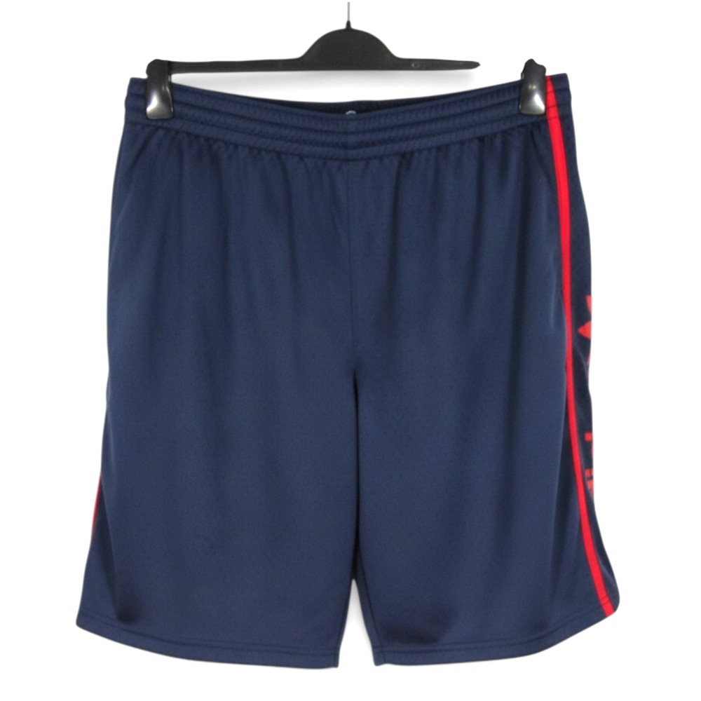 ADIDAS Athletic MESH Navy BASKETBALL Red Stripes NEW ORLEANS PELICANS Shorts L